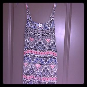 Bright Aztec print romper